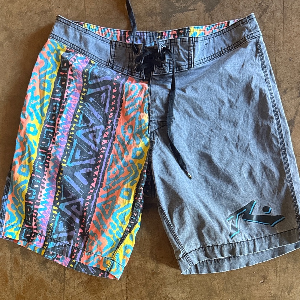 Rusty vintage Gray and Multicolor Hybrid Shorts Jams size 29